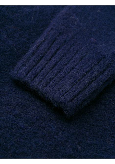 maglione girocollo uomo verde navy ASPESI | M183 516501098